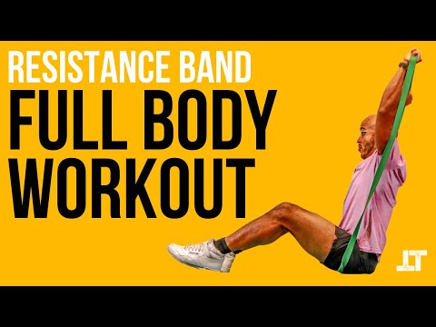 25 Minute Resistance Band Full Body Workout | 12 Upper And Lower Body Exercises | No Attachment
