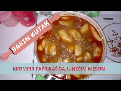 Krompir paprikaš sa junećim mesom