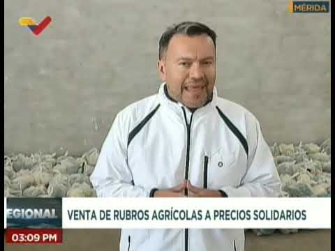 Mérida | Realizan venta de distintos rubros agrícolas en el municipio Santos Marquina