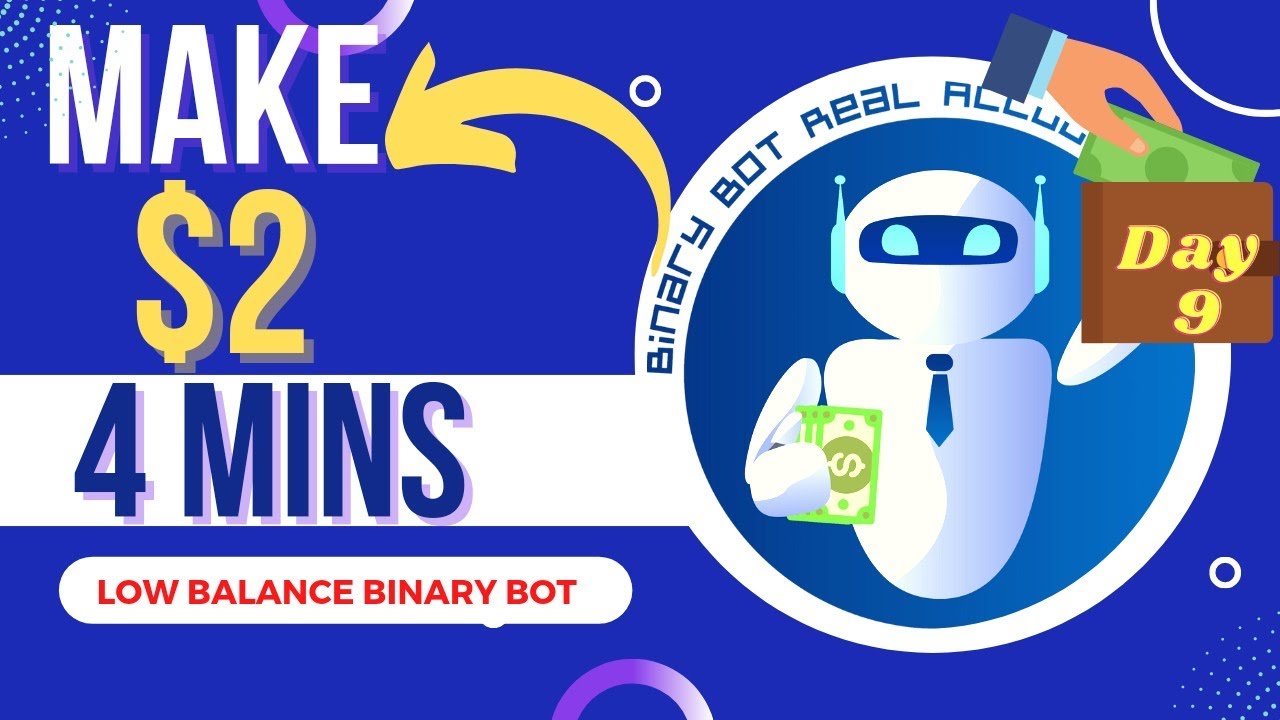 🤑MAKE $2 EVERY 4 MINS🤑Binary Bot Real Account | Best Binary Bot Strategy  ULTRA BOT V.3 (DAY 9)