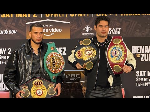 David Benavidez vs Zurdo Ramirez • FULL KICK-OFF PRESS CONFERENCE & FACE OFF