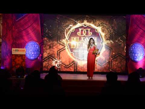 Sonali Gupta anchor hosting IDBI EVENT , LE MERIDIEN