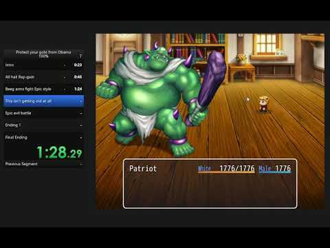 Protect Your Gold From Barrack Obama - 100% Speedrun [WR] 4:08.16