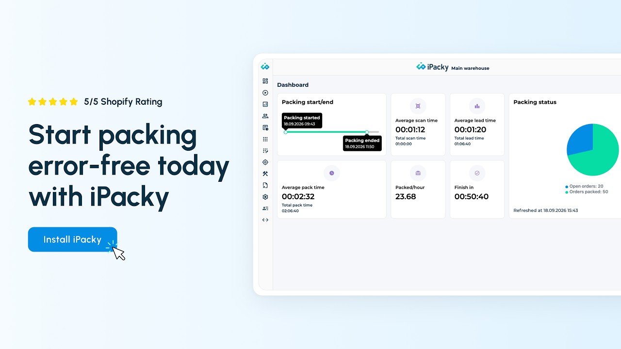 iPacky | Pick Pack & Fulfill Demo