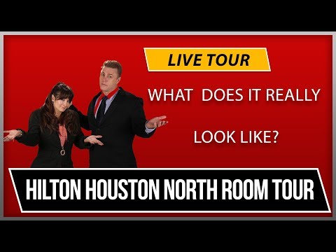 Hilton Houston North Room Walk Through 🏨 Hotel Room Tour