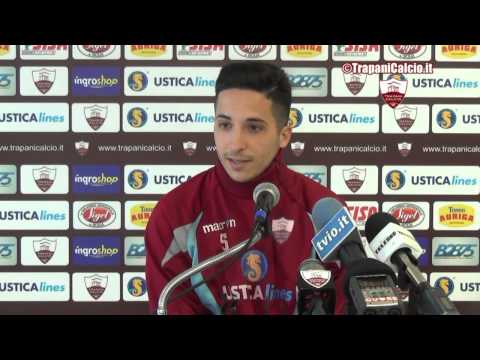 Conferenza stampa Matteo Scozzarella 24.02.15 ©TrapaniCalcio.it