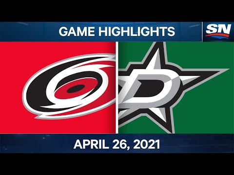 NHL Game Highlights | Hurricanes vs. Stars - Apr. 26, 2021