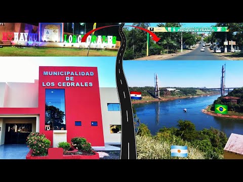 142 De Los Cedrales a Presidente Franco (Triple Frontera con Brasil y Argentina), Alto Paraná, Py.