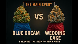 Beyond the Indica Sativa Myth Blue Dream vs Wedding cake