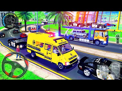 Ambulance Rescue Driver Simulator - Helicopter Emergency Hero Van Drive - Best Android GamePlay #2