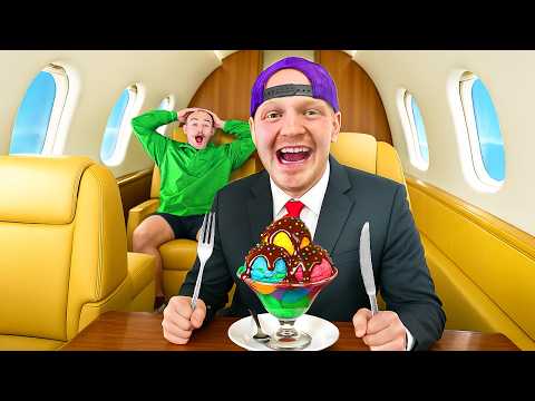 Surviving 24 Hours In a Private Jet!