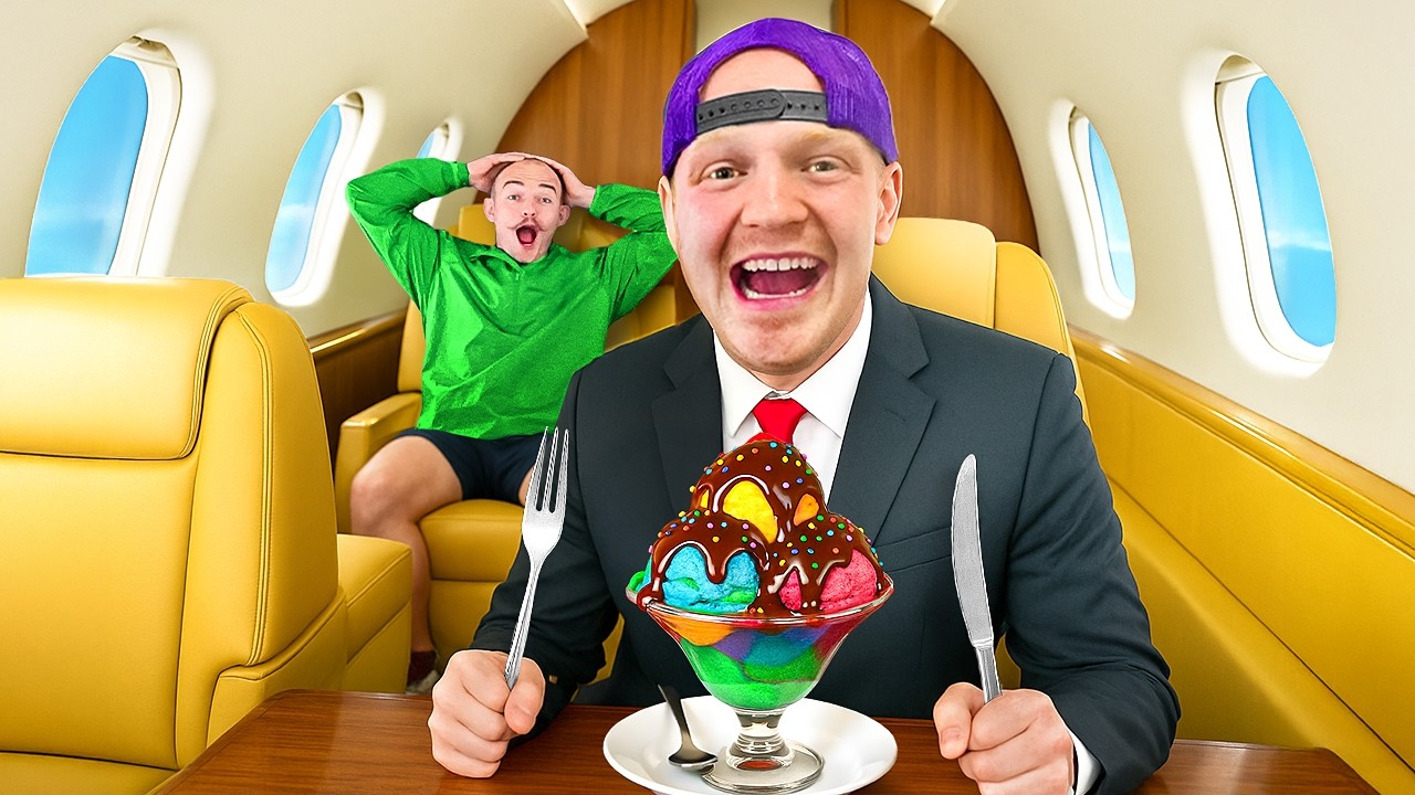Surviving 24 Hours In a Private Jet!