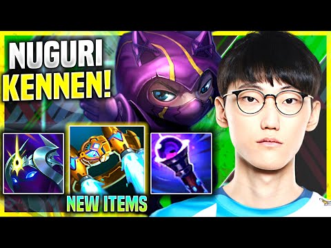 NUGURI DESTROYING WITH KENNEN! - DWG Nuguri Plays Kennen Top vs Akali! | Preseason 11