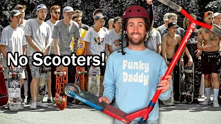 50 Skaters VS 1 Scooter Kid