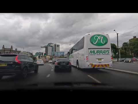 Sydney Australia [4K City Suburbs  Driving Tour ] Green Square Library To Hay St, Sydney