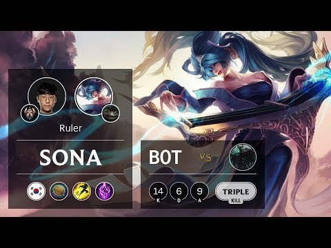 Sona Bot vs Mordekaiser - KR Challenger Patch 9.12