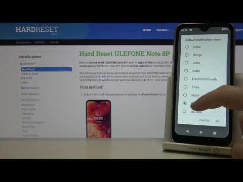 Default Notification Sounds in Ulefone Note 8P – Notification Tones Presentation