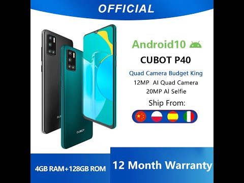 See Capabilities Cubot P40 Samsung S5K2T7 20MP Selfie Camera Face Recognition Android 10 NFC 4G LTE