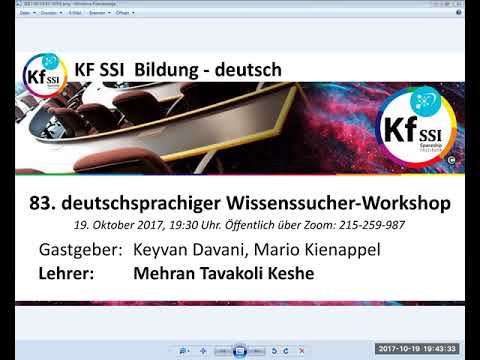 2017 10 19 PM Public Teachings in German - Öffentliche Schulungen in Deutsch