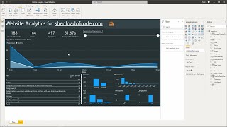 Building a website analytics dashboard with Power BI and Google Sheets