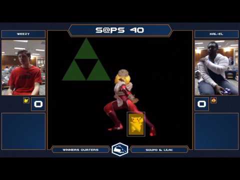 S@PS 40 Melee Singles - Weezy (Pikachu) VS Kal-El (Sheik) - Winners Quarters