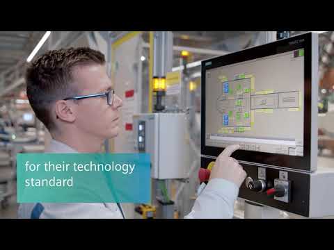 Volkswagen electric car production with Siemens automation technology