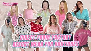 2026 New Arrivals: Direct From Factory Resort Wear | Wholesale Clothin