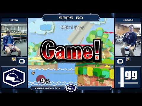 S@PS 60 Melee Singles - Koyba (Fox) vs Hoborg (Luigi) - Winners Bracket