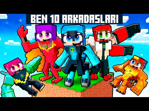 Minecraft'ta 10 Arkadaş BEN 10 Olduk