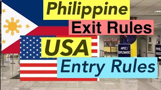 LATEST PHILIPPINE DEPARTURE GUIDE AND USA ENTRY RULES| MAY 2022