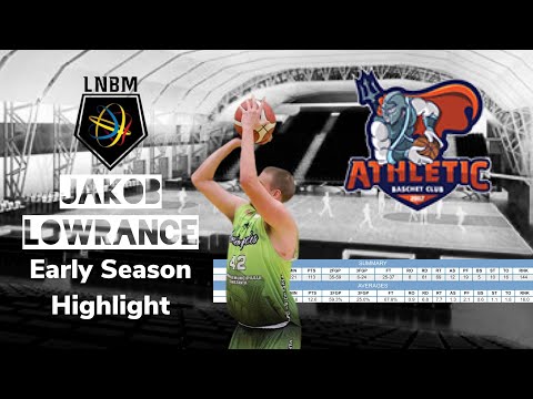 Jakob Lowrance BC Athletic Constanta Romania Superleague LNBM Early Season Highlight