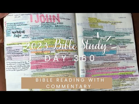 Day 360 1 John 1-5 | Study the Bible in One Year | Reading with Commentary