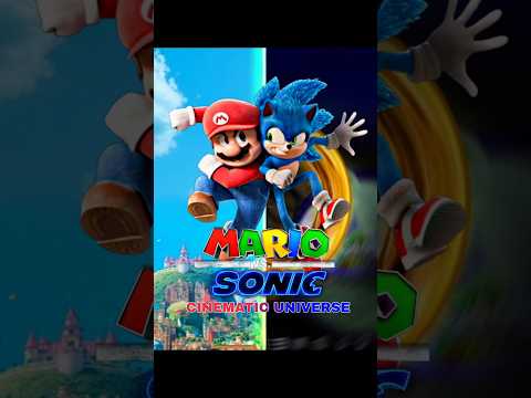 Mario Vs Sonic CINEMATIC UNIVERSE posters (Fan poster) - Sonic 492
