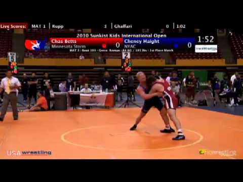 Sunkist Open - Greco - 84kg Finals - Cheney Haight vs. Chas Betts