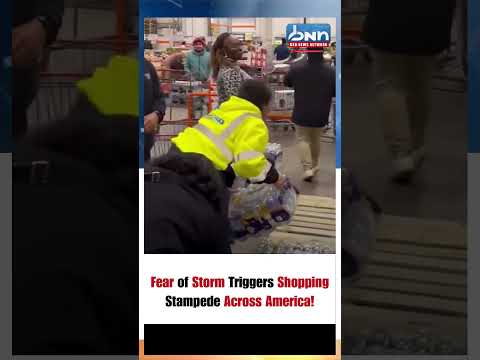 Panic Buying Spreads Across US as Major Storm Approaches