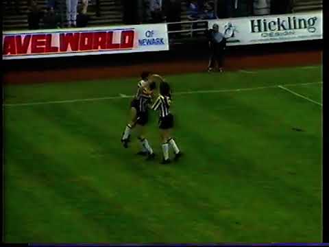 Notts County v Oldham Athletic F.A. Cup 4th Round 26-01-1991