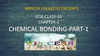 ICSE-Class-10-Chapter-2- Chemical bonding