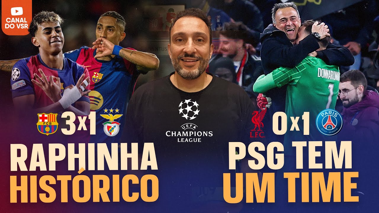 MAIS UM SHOW DO BARÇA / PSG DERRUBA LIVERPOOL