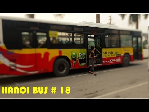 WHEELS ON THE BUS | Hanoi Bus No 18 - Xe Buýt Hà Nội Số 18  | the vehicles by HTBabyTV Video