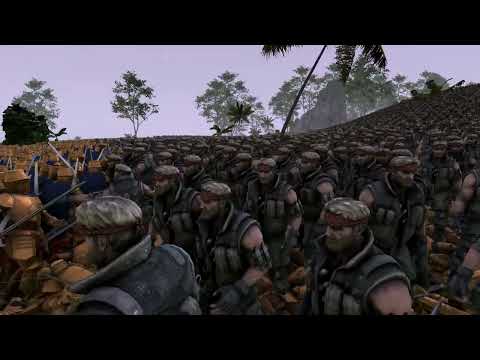 20000 Golden Knights VS 15000 Chunk Norriss   Ultimate Epic Battle Simulator 2   UEBS 2