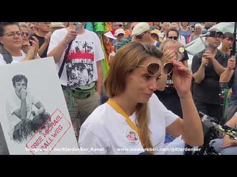Ballweg Demo Stuttgart JVA Stammheim - Emotionale Eröffnungsrede - Querdenken 09.07.22