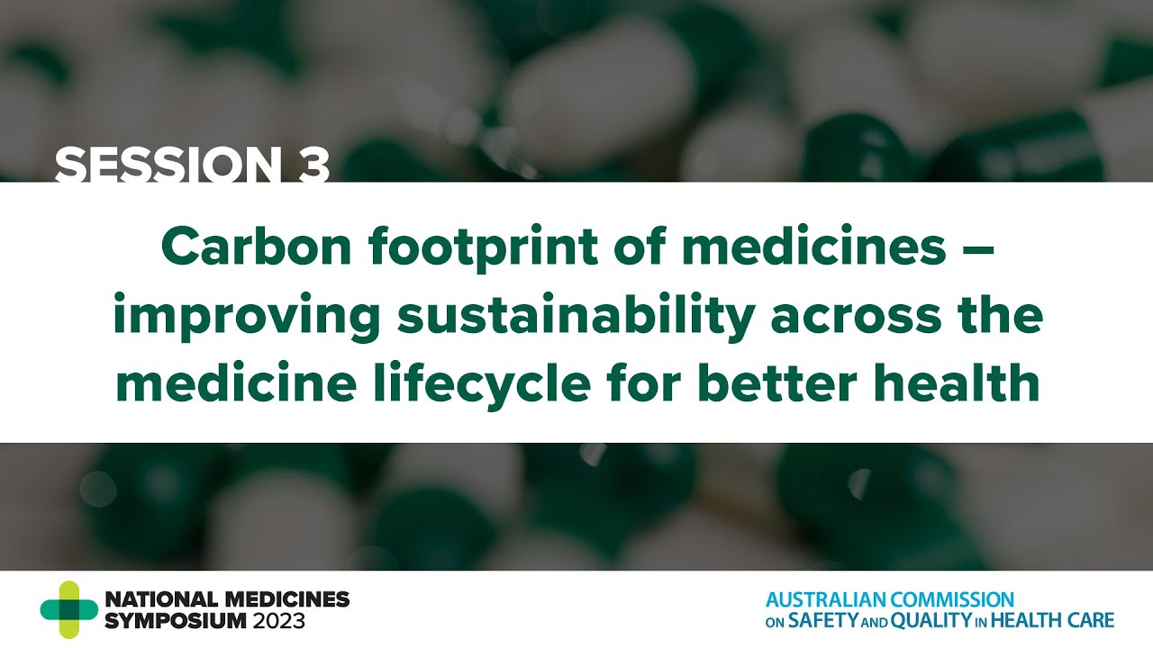 NMS 2023 – Session 3: Carbon footprint of medicines