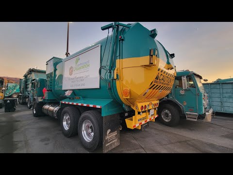 Garbage Truck Driver POV: Windy day. A Challenge?