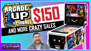 Arcade1Up Marvel Pinball $150 and More CRAZY Sales
