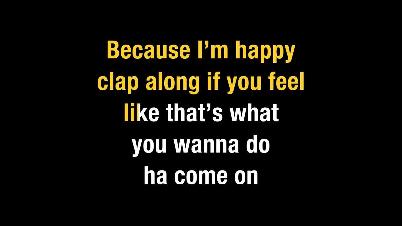 Pharrell Williams   Happy (Karaoke)