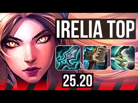IRELIA vs PANTHEON (TOP) | Legendary, 6 solo kills | EUW Master | 25.20