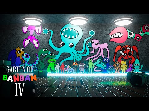 Garten of Banban 4 - ALL NEW BOSSES + SECRET ENDING (Gameplay #11)