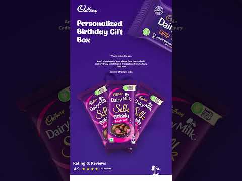 Personalized Gifts | Cadbury gifting.in | motion graphics | animation video premiere pro