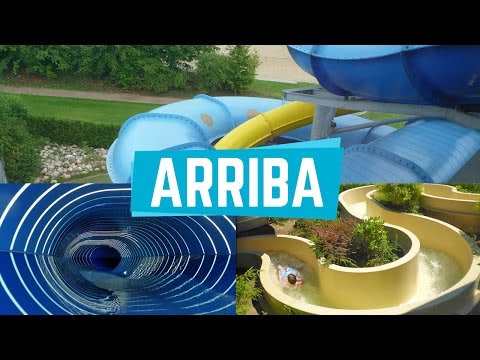 Alle Rutschen im Arriba Norderstedt || All Water Slides (GoPro POV)