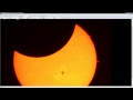 Partial Solar Eclipse (10/23/14) - YouTube